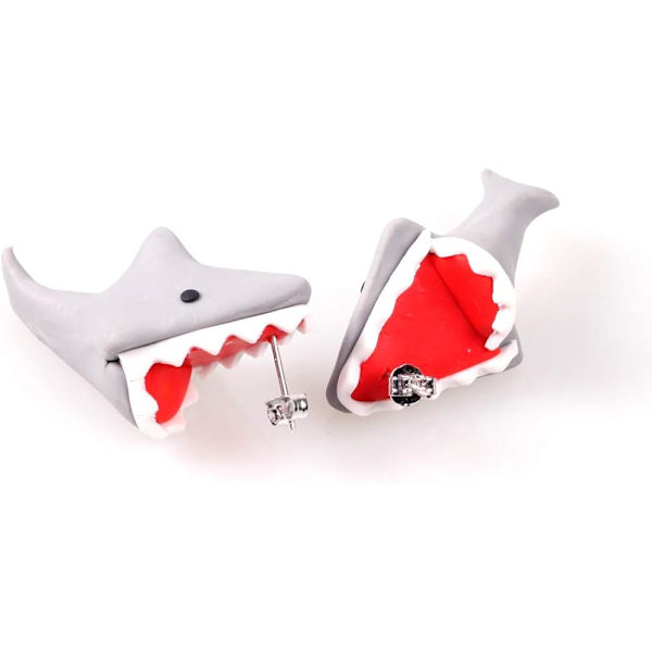 Håndlavede Polymer Clay Søde Ørestikker Til Kvinder Piger, 3D Dyr Tegneserie Bider Ører Ørestikker