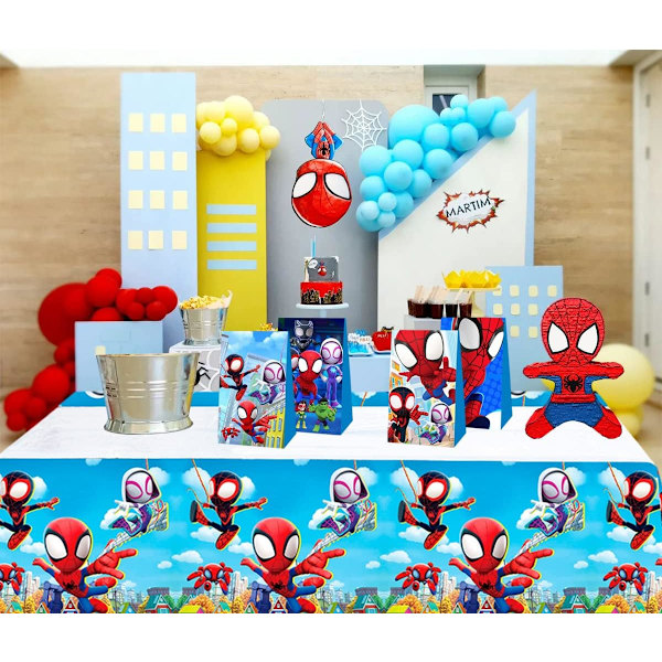 2 stk. Spidey og hans bedste venner festdug, Spidey og hans bedste venner temafestartikler