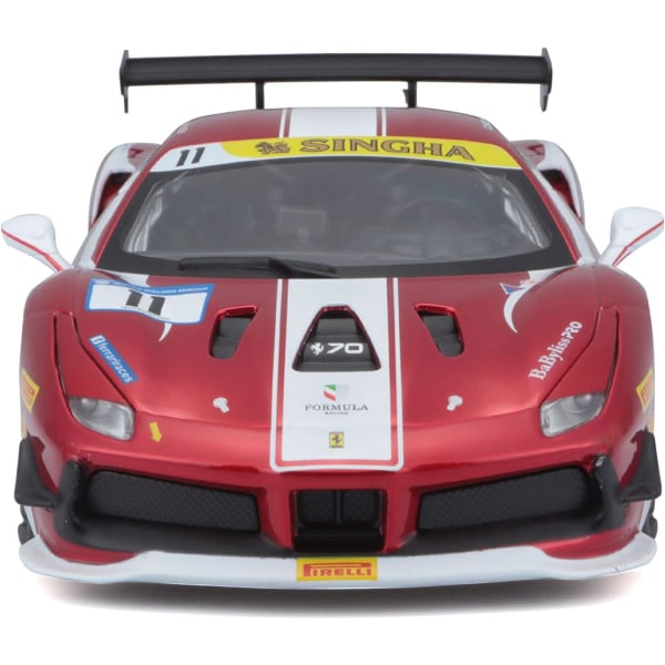 Ferrari Bburago 1:24 Racing 488 Challenge - Rød