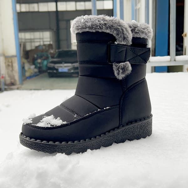 Vinter Snøsko for Par | Pelsforede Vanntette Sklisikre Bomullssko* Claret Claret 38