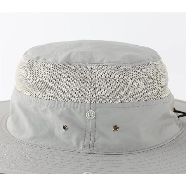 Utomhus Mesh Solhatt Bred Brätte UV Solskydd Hatt Fiske Vandring Hatt