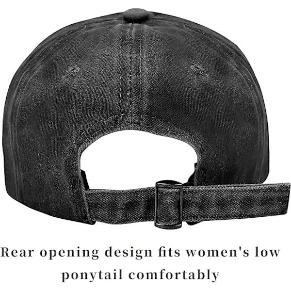 Mænd Kvinder Baseball Cap Vasket Distressed Twill Bomulds Baseball Caps Vintage Justerbar Dad Hat