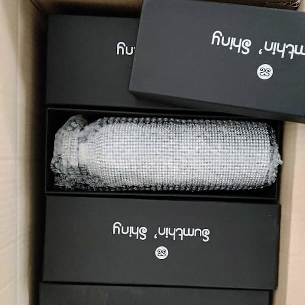 Diamant Vannflaske Bling Rhinestone Rustfritt Stål Termos, 100% Ny blå