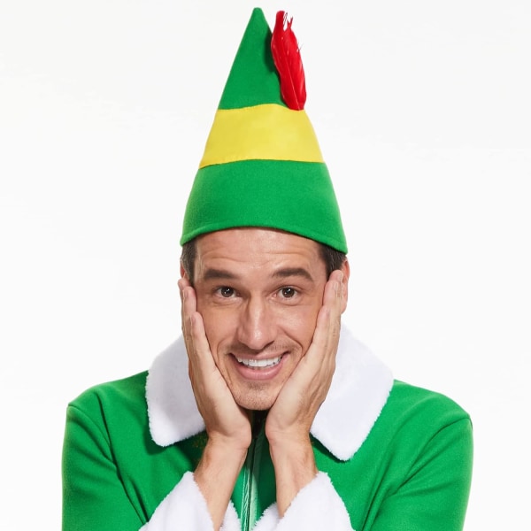 Christmas Elf Hat Buddy the Elf Hat Elf Kostymtillbehör Julhattar till julfest Cosplaypresenter
