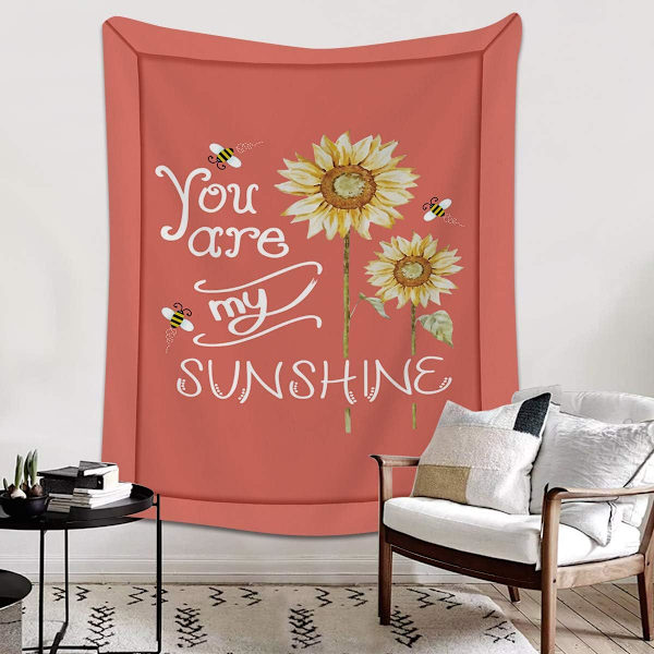 Solsikke-tæpper 40x50 tommer sengetæpper Fluffy Cozy Plush FleeceThrow tæppe til sofa seng, til bedste venner
