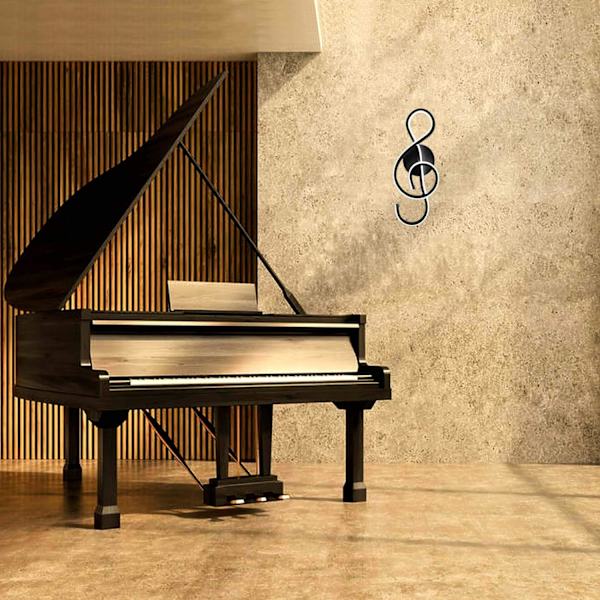 22W Moderne LED Væglampe Armaturer Indendørs LED Væglampe Lys Kreativ Væglampe LED Musiksymbol Kunst Dekoration til Soveværelse Stue