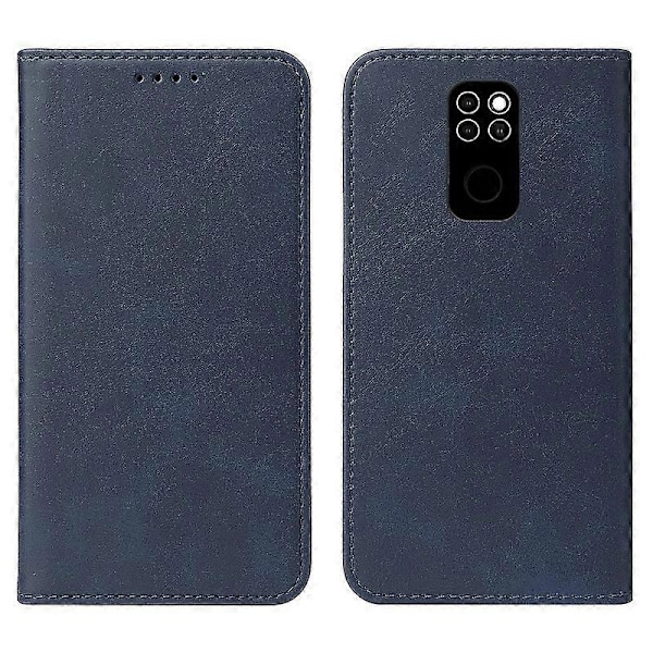 Læder Etui Til Motorola Moto Defy 2021 Blue