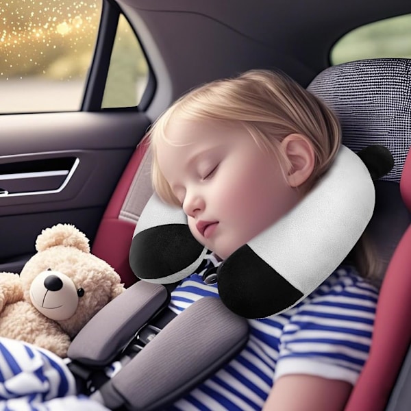 Nackkudde, Memory Foam Barnresekudde För Barn Och Vuxna Stödjer Huvudet Mjukt U-format Huvudskydd För Flygplan Camping Bil Sömn A