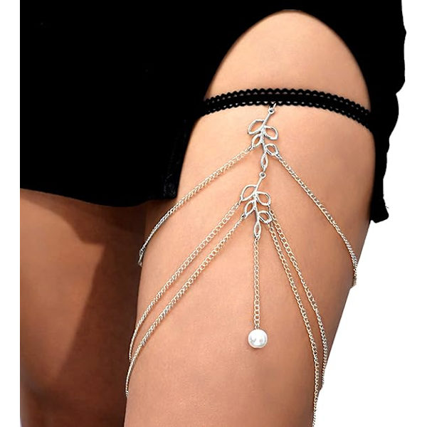 Naisten Jalkaketju Perhonen Lehti Reisi Ketju Elastinen Jalkaketju Korut Boho Kehon Korut Kesäloma Kerrostettu Bikinin Kehon Ketju Teini-tytöille