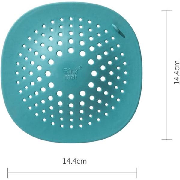 3PCS Hushållskök Diskbänk Filter Dusch Avlopp Hår Catcher Stopper Badrum Golv Avloppsskydd Universal Anti-Clogging Diskho Sil