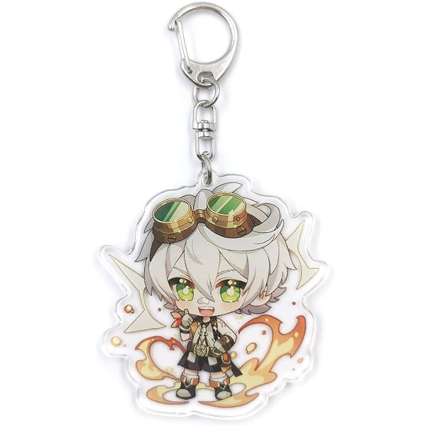 Søte Impact Gen shin Akryl Nøkkelringer Anheng Hengende Ornament
