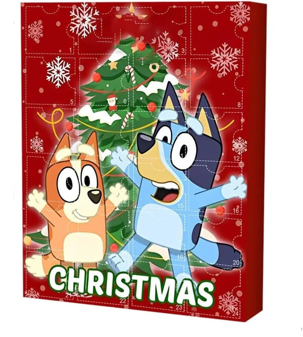 Bluey Joulukalenteri, jossa 25 yllätyslelua Bluey Dog Blind Box Type B