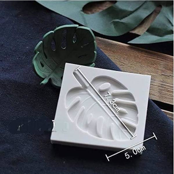 Astra Gourmet Tropiske Blade Silikone Fondantform Sukker Chokoladeforme Til Sukkerhåndværk Tyggemasse Kagedekoration