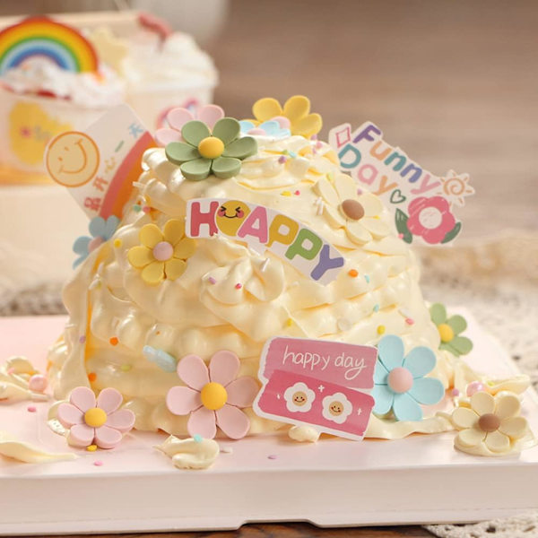 2 stk. Blomster Silikon Fondantforme Fem Kronblade Blomst Kage Harpiksform Slikchokolade Fondantforme Køkken Bageværktøj til Sukkerkunst Kagedekoration