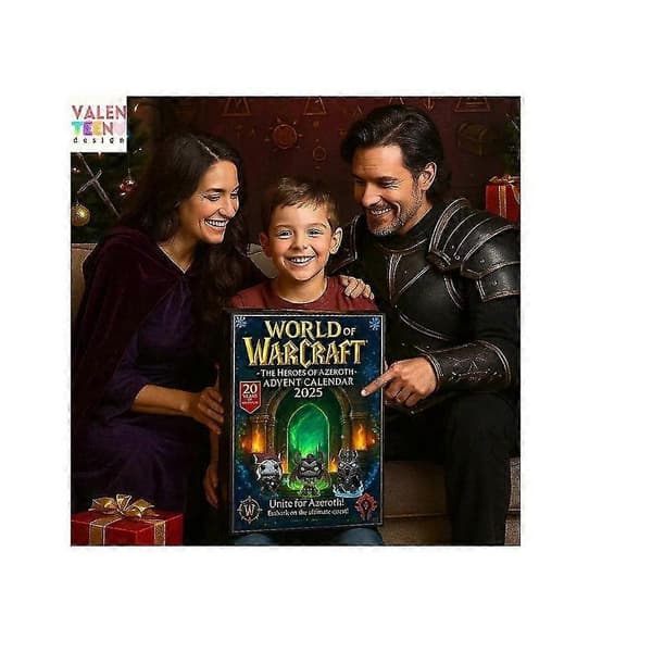WoW Azeroth Heroes Adventskalender Jule Blind Box med Akryl Ornament