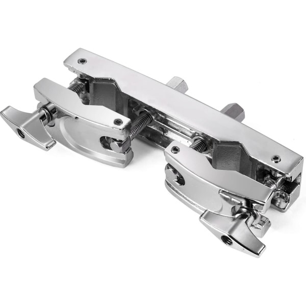 Silver Multi-Clip, Justerbar Snabbfrigörande Multi-Clip Struktur, Tillverkad av Högkvalitativt Rostfritt Stål, Cymbalstativ Stativ Stativ Stativ