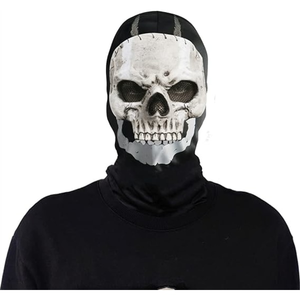 Ghost Skull Mask Full Face Unisex War Game Outdoor Sport Halloween Cosplay