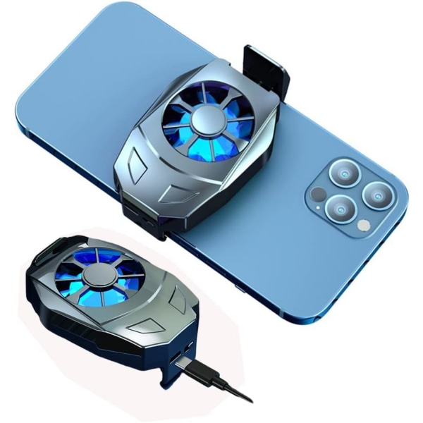 Snabbladdning Mute Mobiltelefonkylare för spel eller watch på videor Värmeavledning, kompatibel med 4-6,7 tums mobiltelefon