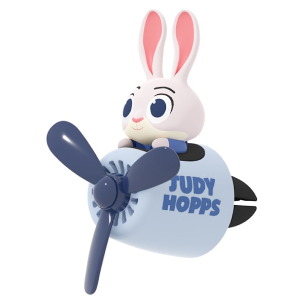 Aromaterapi Doftspridare för Bil - Levereras med 2 Aromaterapitabletter. Underbar Biltillbehör, Luftkonditionering, Luftfräschare för Bil Judy Rabbit
