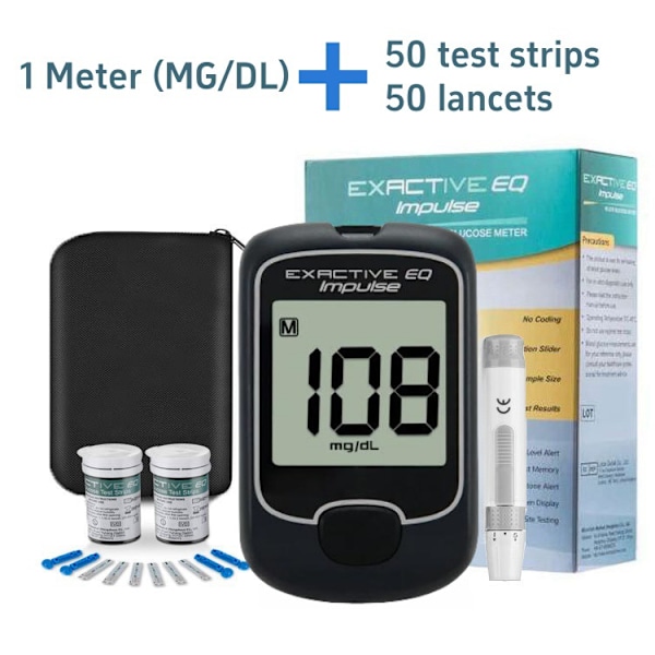 Bestsellers 2024 Blood Glucose Meter Diabetes Test Kit Blood Glucose Meter With Test Strips (FMY)