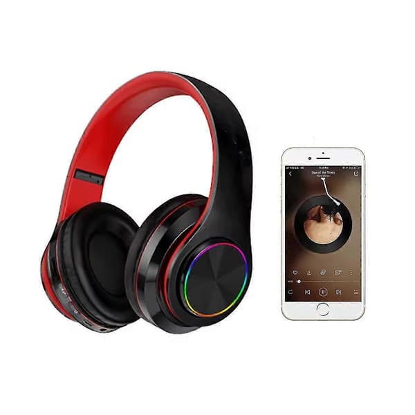 (musta) Langattomat Bluetooth-kuulokkeet mikrofonilla, langattomat Stro L -kuulokkeet