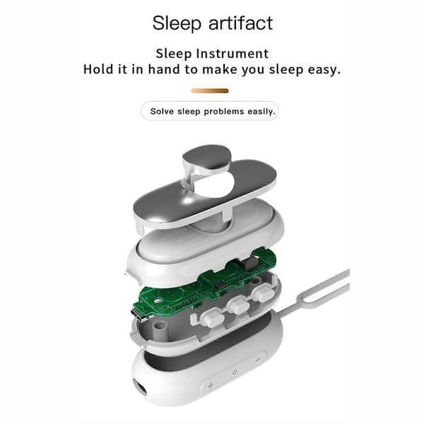 Calm Carry Angstapparat Angstlindring Rask Søvnhjelpemaskin Egnet for Venner Foreldre Gaver Gray
