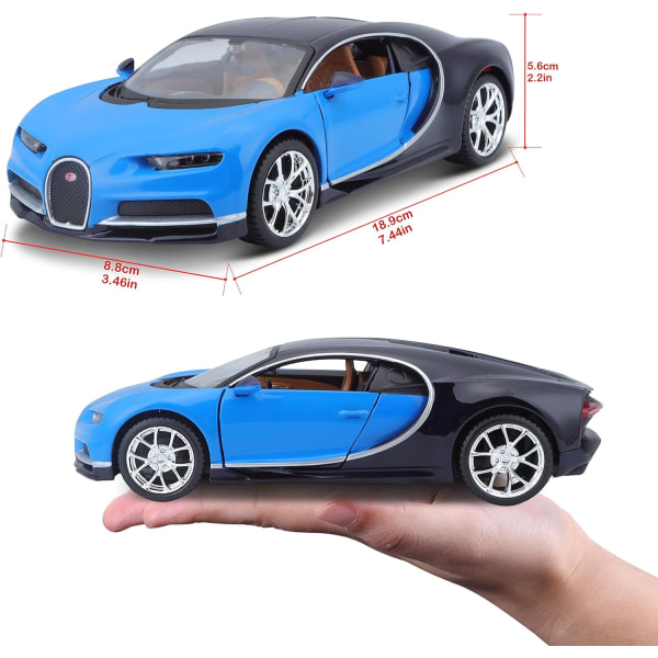 1:24 Special Edition Bugatti Chiron - Blå