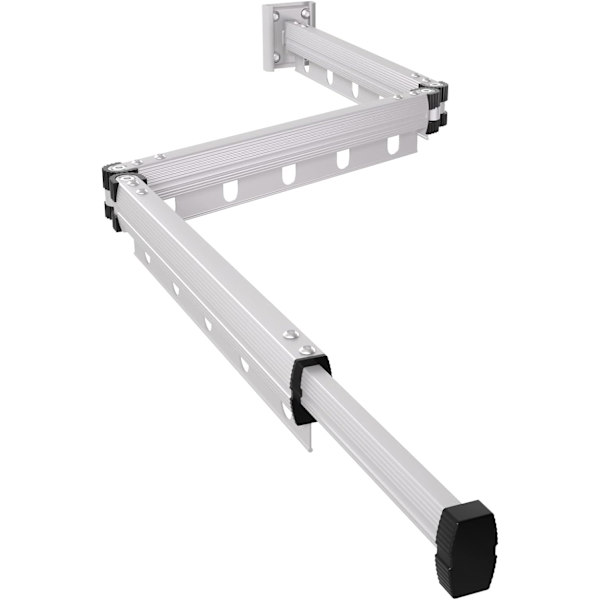 Torkställ Kläder, Tvätt Torkställ Väggmonterad Klädhängare Rack, Infällbar Klädtorkställ, Platsbesparande, Hopvikbar (Tri-Fold)
