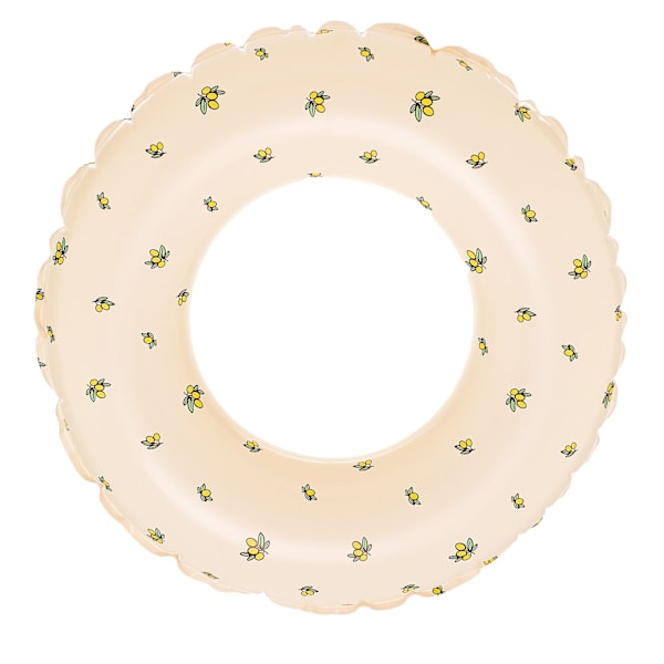 Barns uppblåsbar simring, simring poolboj, retro randig PVC uppblåsbar boj poolboj Loquat Suitable for 5-9 years old