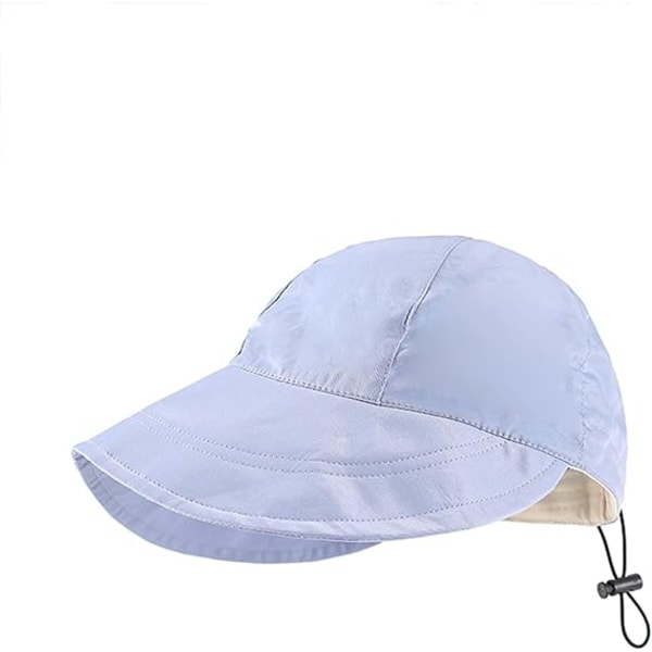 Girls' sun hat, adjustable UV wide edge summer outdoor hat, suitable for casual daily