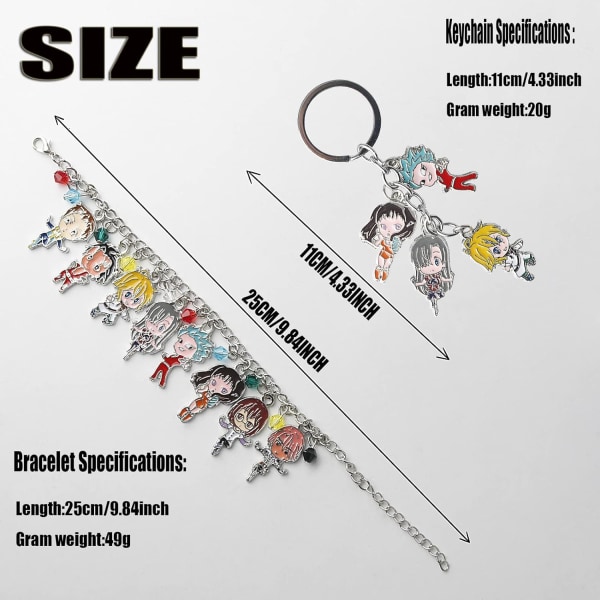 Heyone My Hero Academia Charm Armband, Fashion Novelty Cool Anime Manga Figur Cosplay Serie vänskapsarmband Älskare smycken födelsedag