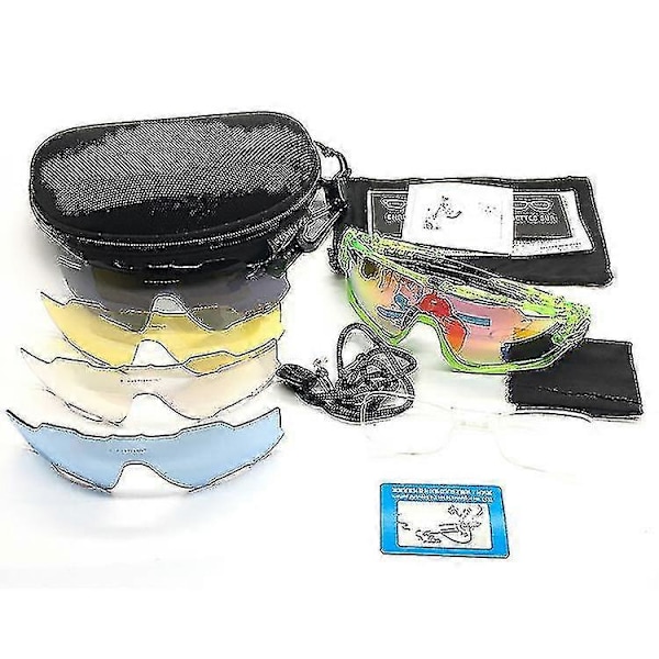Viisiosainen Jawbreaker-ajolasit, polarisoidut aurinkolasit ulkoiluun 009270, ajolasit G21