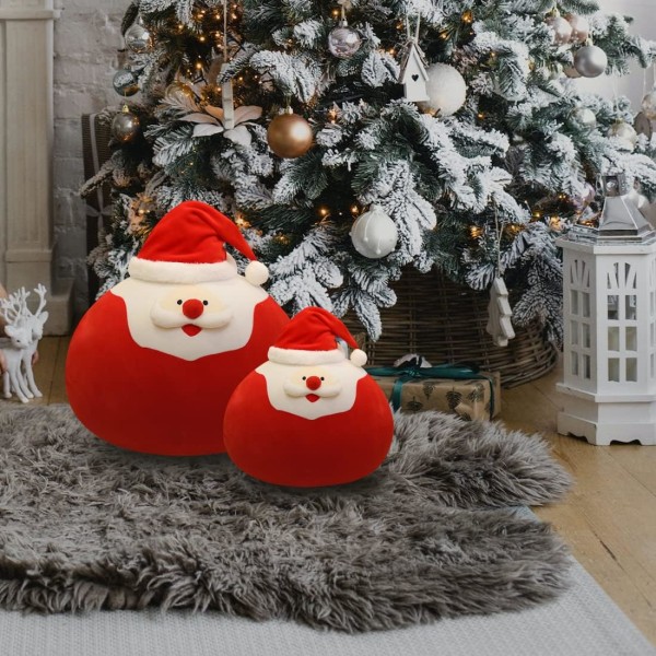 Christmas Pillows Decorative Throw Pillows, Santa Claus Pillow Cartoon Plush Pillow Hugging Pillow Cute Santa Claus Doll (Santa Claus, 7.87in)