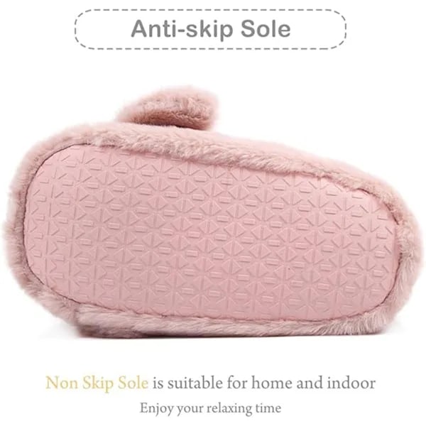 Damtofflor Söta Pingvin Djurtofflor Pink One size 35-38
