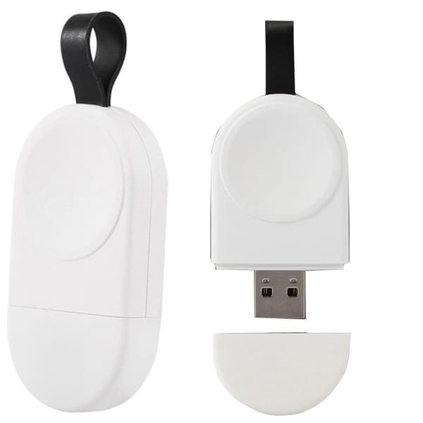 Smidig, portabel mini trådløs lader for iWatch Svart
