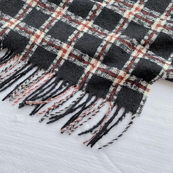 Dame Vinterhalstørklæde Cashmere Feel Pashmina Sjal Wraps Bløde Varme Tæppe Halstørklæder til Kvinder BX11