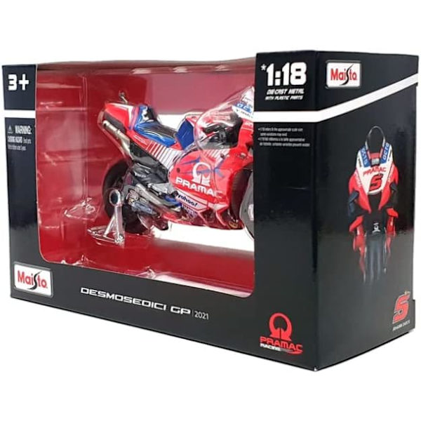 MINIATURE 1/18 MOTO GP 2021 PRAMAC RACING