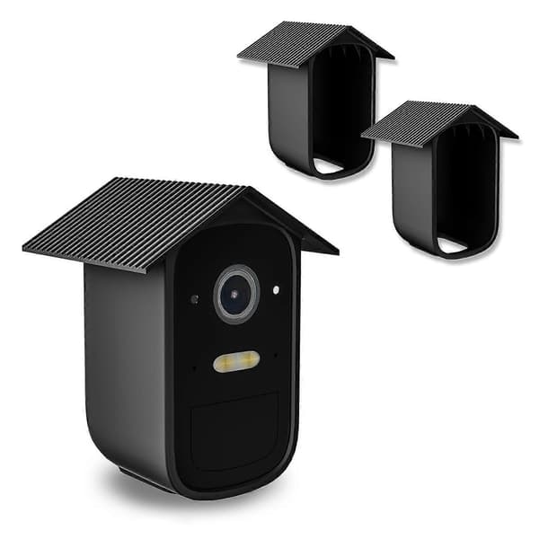 Skyddande silikonskal för eufyCam-serien, reptåligt kameraskydd som ger säkerhetskameraskydd, kameratillbehör Black 2C