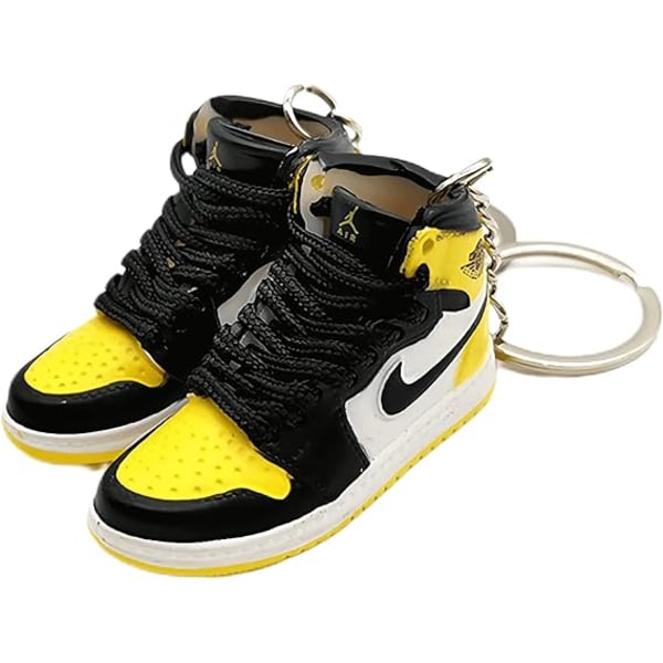 Mini Sneaker Nøglering, Unisex Sports Sko Nøglering, Cool Nøglering til Gaver
