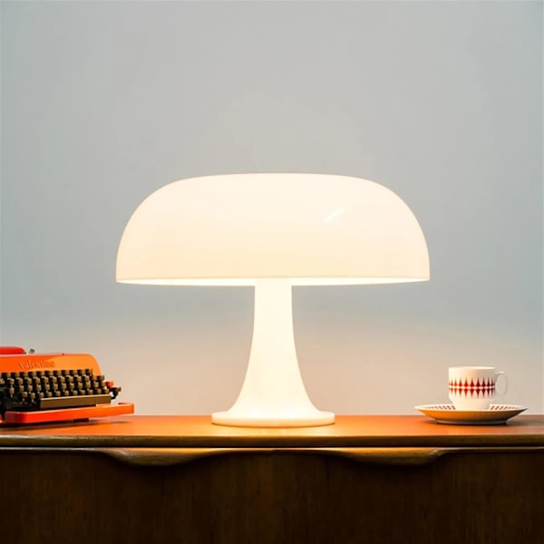 Klassisk Svamplampa Modern Bauhaus Design Bord Hotell Sovrum Atmosfärslampa Orange