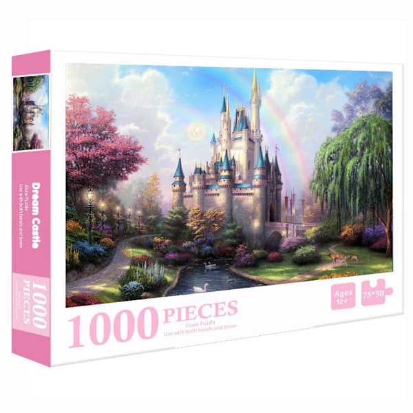 1000-delars pussel barnleksak pussel leksak julklapp(E)