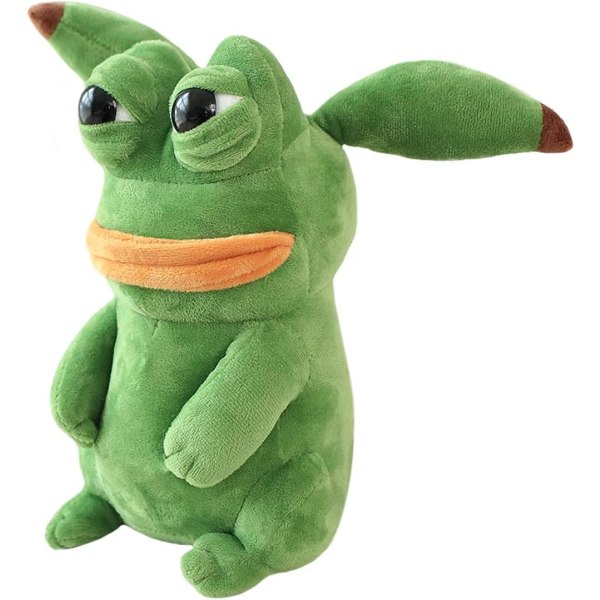 Sleepy Frog Plysch Söt leksak Kreativ groda Gosedjur Grön groda Plysch- Kram och mys med mjukt tyg ,9,8''(endast för ålder 14+)