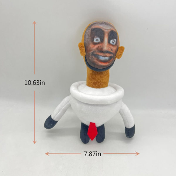 Skibidi Toilet Toy Plush, Cameraman Plush, Speakerman Plush. Sjovt og lunefuldt trio: Cameraman Plush, Skibidi Toilet Toy Plush