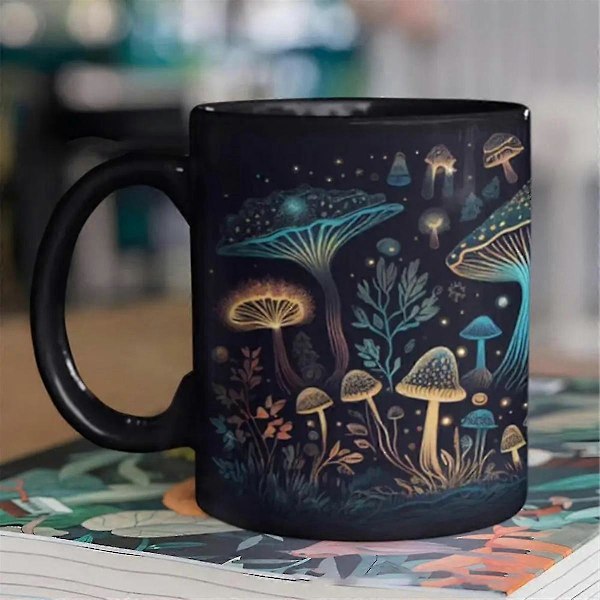 Svampe Te Krus 3D Svampe Kaffekopper Farveskiftende Te Mælk Vand Kop Fødselsdagsgaver Til Kvinder