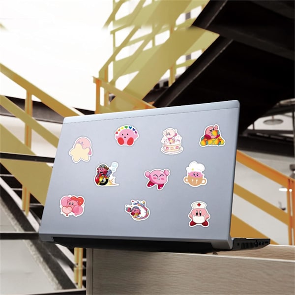 Sööt Cartoon Game Kirby Tarrat 50 kpl Cartoon Kirby TähtiTarrat VesiPullolle - Vinyyli Vedenkestävä Tarra Tarrat Kannettavalle Tietokoneelle