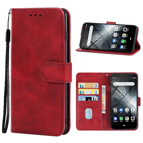 Läderfodral för Ulefone Armor X5 Red