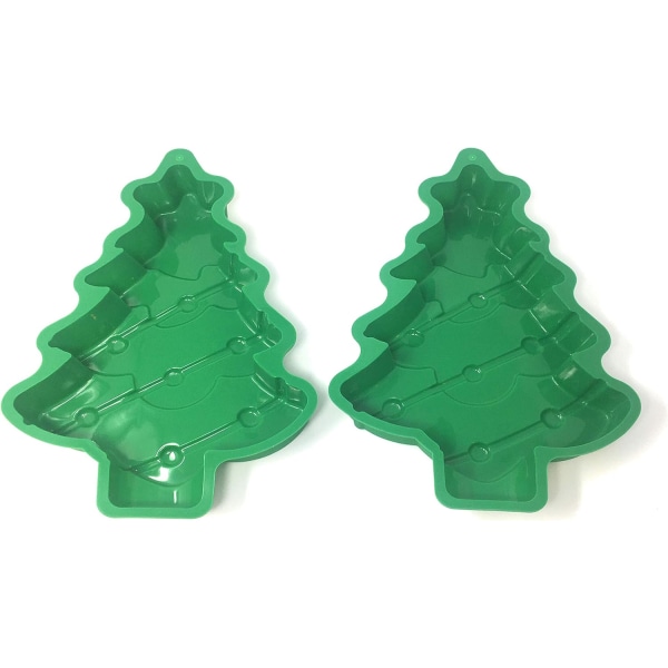 Christmas Tree Cake Pan 3D Silicone Christmas Baking Molds for Holiday Parties