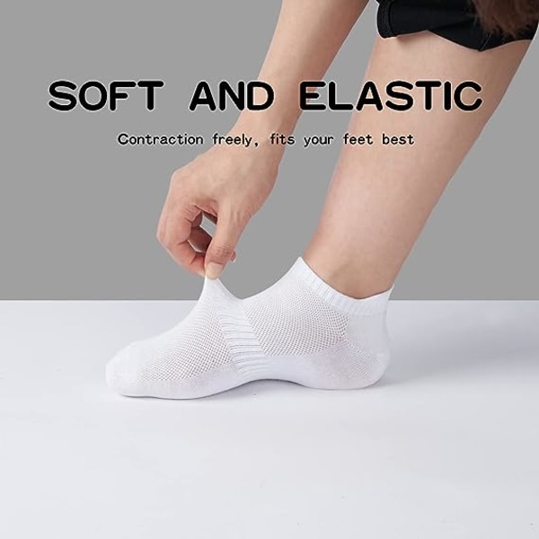 No Show Sokker Low Cut Sokker Kvinde Anti-glidende Ankel Løbe Sokker 10 Par Low Cut Tab Atletiske Sokker til Mænd Kvinde