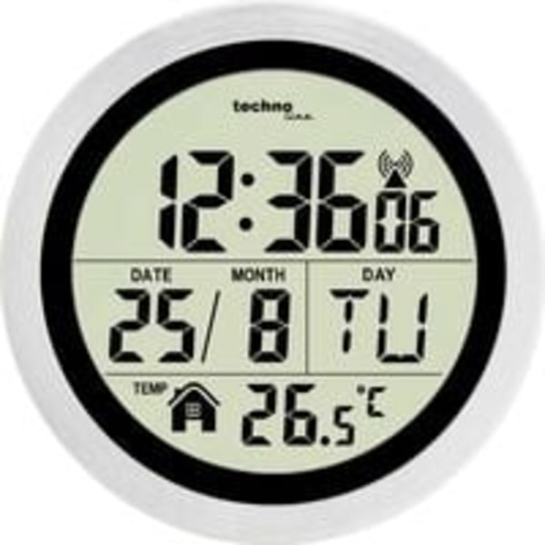 Techno Line WT3005 radio-ohjattu Radio-ohjattu kello 14,7 cm x 14,7 cm x 14,7 cm x 14,7 cm x 7,9 cm hopea suojattu co