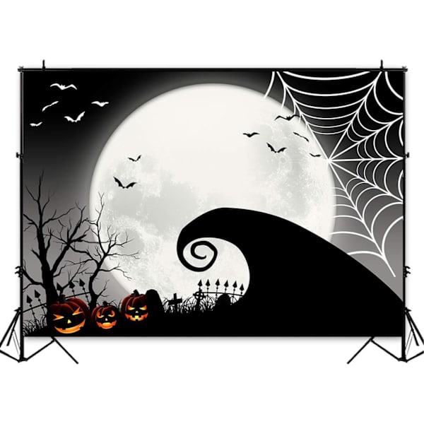 7x5ft Mardröm Halloween-tema Fotografi Bakgrund Skräck Pumpa Trick or Treat Jack Tema Baby Shower Fest Dekor Foto